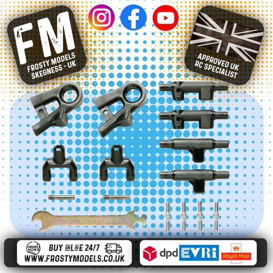 Tamiya 53674 - RC ADJUSTABLE UPPER ARM SET (TT01E) - (Not Euro Truck Race Approved)