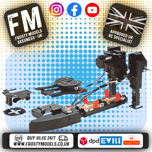 TAMIYA 56505 - RC 1/14 Tractor Truck - MOTORIZED TRAILER SUPPORT LEGS KIT (Servo Required)