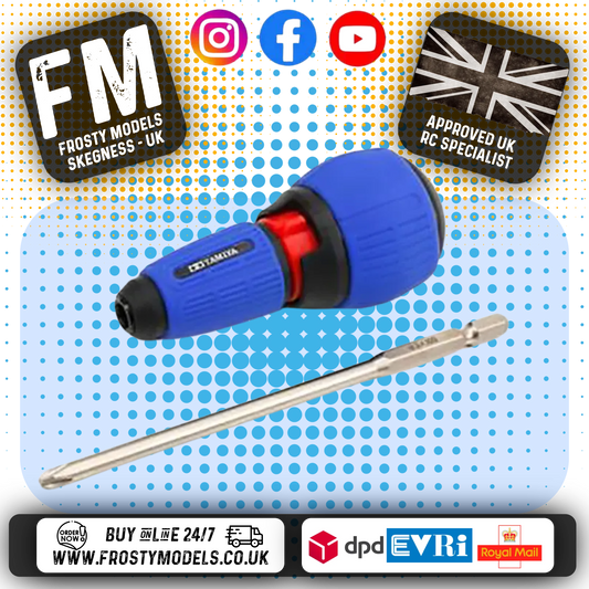 TAMIYA 74152 - RATCHETING SCREWDRIVER PRO With (+) Bit (L) x1