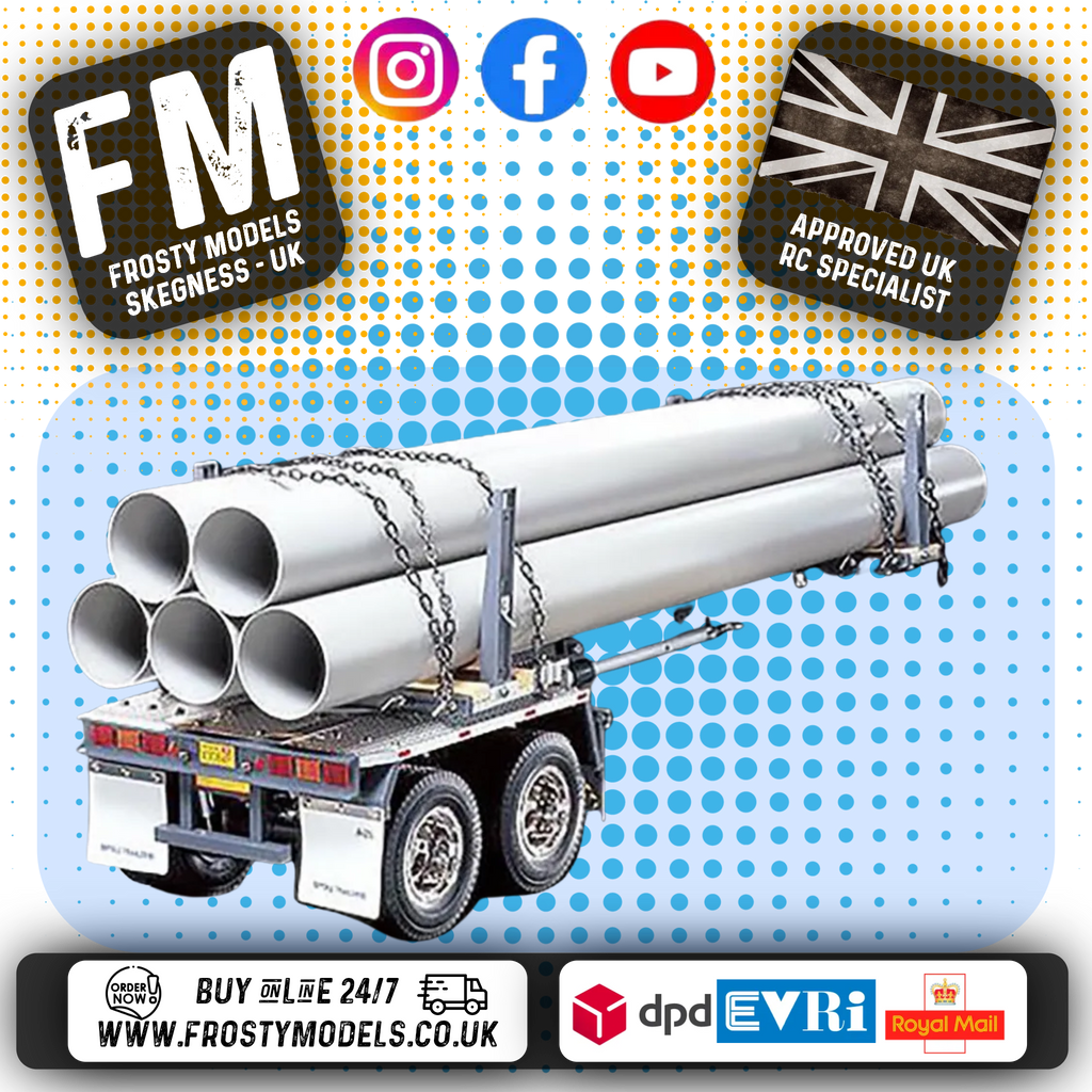 TAMIYA 56310 - RC 1/14 Tractor Truck - POLE TRAILER KIT (Poles Included)