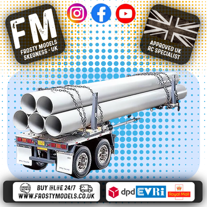 TAMIYA 56310 - RC 1/14 Tractor Truck - POLE TRAILER KIT (Poles Included)