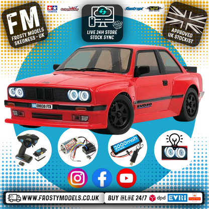 FTX - EVO30 1/10 BRUSHED STREET RC CAR 100% RTR - RED - FTX5491R