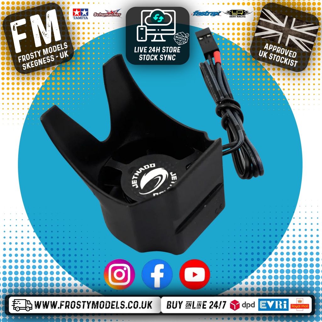 Yeah Racing - Jetnado Jettex 300 Shrouded Super High Speed Fan 30mm - YA-0746BK