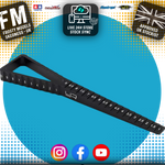 Yeah Racing - 2 in 1 Ride Height & Droop Gauge (BK) for 1/10 cars from 1mm (BLACK) - YT-0055BK