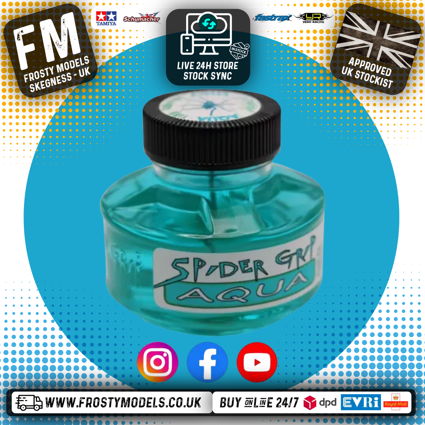 SGAS-125 - SPIDER GRIP AQUA 125ML - Tyre Additive