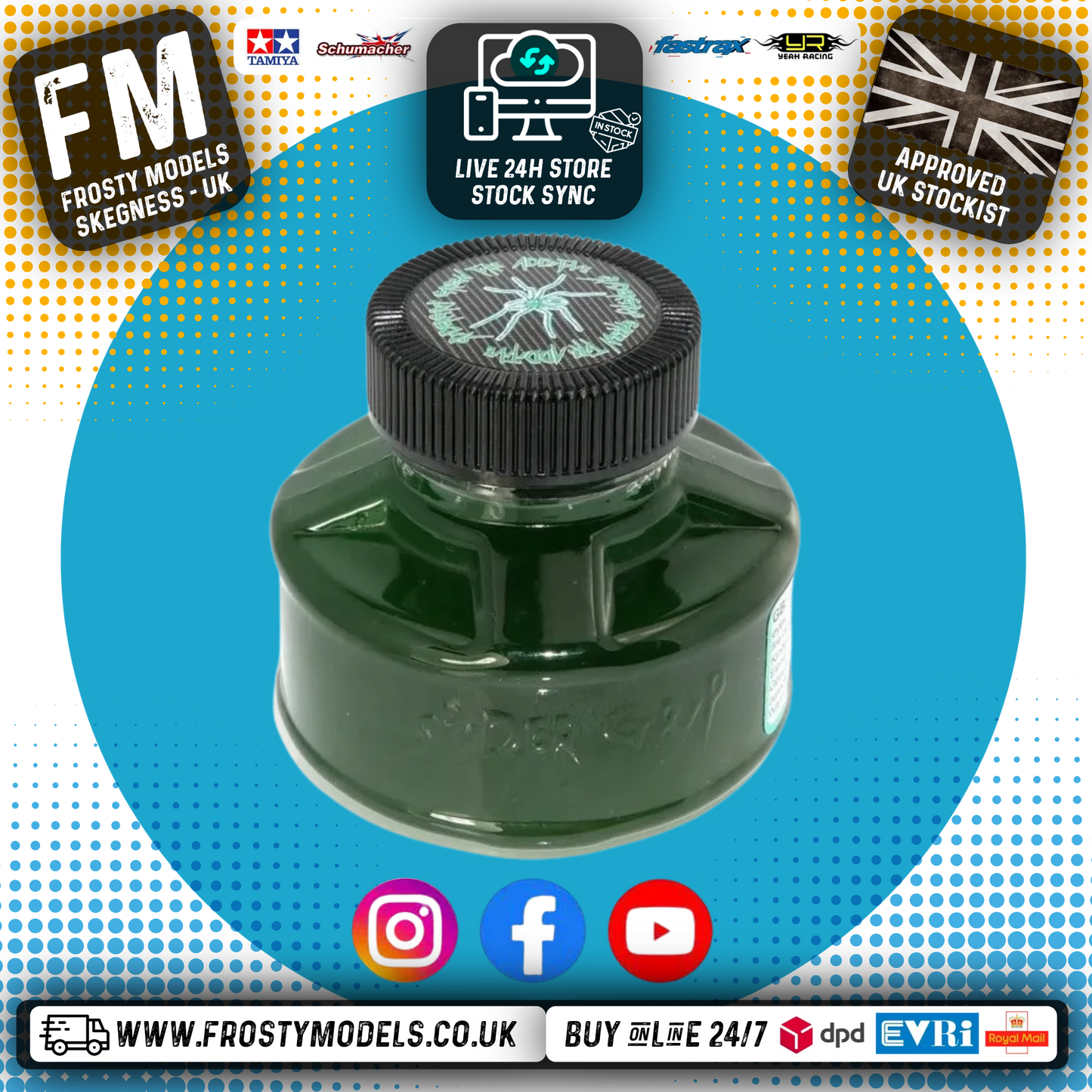 SGSX-125 - SPIDER GRIP EXTRA STRONG GREEN 125ML - Tyre Additive