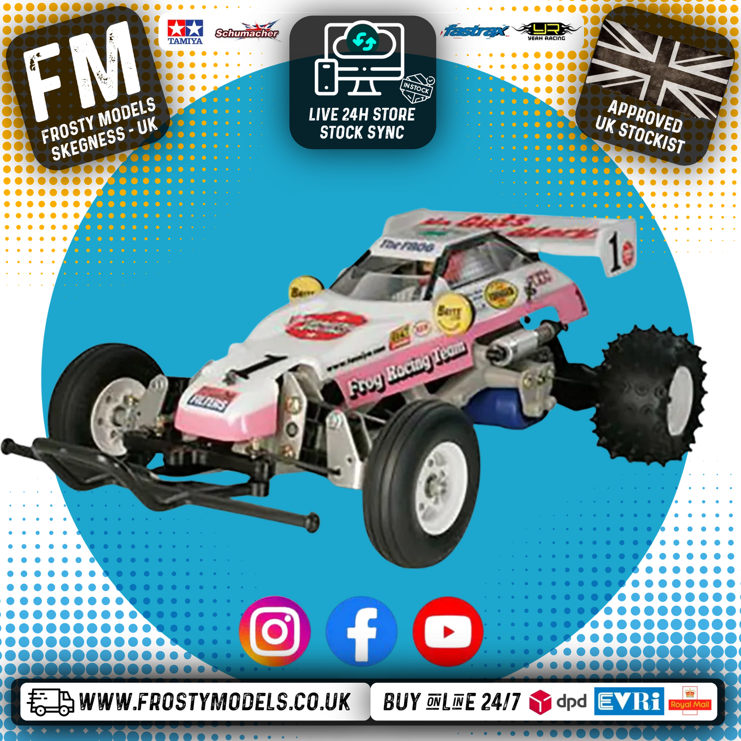 TAMIYA 58354 - RC THE FROG RWD RC BUGGY (ESC & MOTOR INCLUDED)