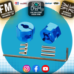 TAMIYA 54610 - RC ALLOY CLAMP TYPE WHEEL HUB 9mm Thick 2pcs (TT01 & TT02)