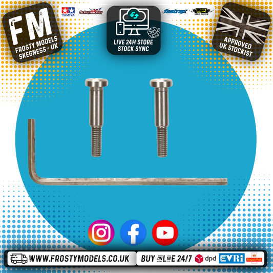 TAMIYA 54550 - TT02 3X18MM STEP SCREW 2PCS (TT-02, TT-02D, TT-02 Type-S and TT-02B chassis)