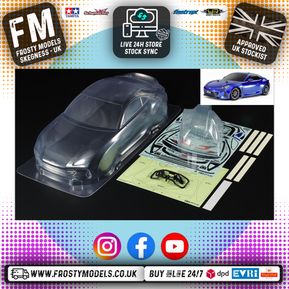 TAMIYA - Body Set Subaru BRZ (ZD8) 190MM WIDE - 1/10TH RC CAR BODY (WITH WHEELBASE 257mm - FITS ALL TT02, TT01 ETC) 300051677