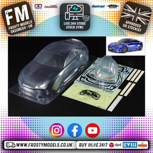 TAMIYA - Body Set Subaru BRZ (ZD8) 190MM WIDE - 1/10TH RC CAR BODY (WITH WHEELBASE 257mm - FITS ALL TT02, TT01 ETC) 300051677