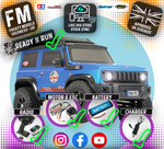 FTX - OUTBACK 3.0 PASO RC RTR 1:10 RC TRAIL ROCK CRAWLER - BLUE - FTX5593B