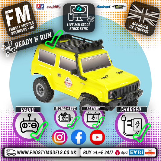 FTX - OUTBACK MINI (1:24TH SCALE) 2.0 PASO - READY-TO-RUN W/PARTS- YELLOW - FTX5508Y