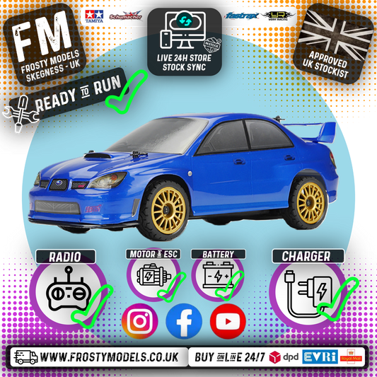 CARISMA - GT24 4WD SUBARU STI 2006 - 1/24 (MICRO SCALE BRUSHLESS MOTOR) Ready To Race - CA83268