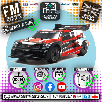 CARISMA - GT24R Rally Car 4WD - 1/24 (MICRO SCALE BRUSHLESS MOTOR) Ready To Race - CA57968