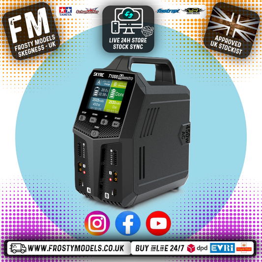 SKY RC - T1000 1000W Maestro AC/DC LIPO/LIFE/NIMH/LIHV DUAL Charger - SK-100182-03