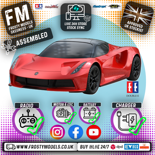 DOUBLE E - 1/16 RC Lotus Evija EV Faster Charging (Red) - 100% Ready to Run - E734-003
