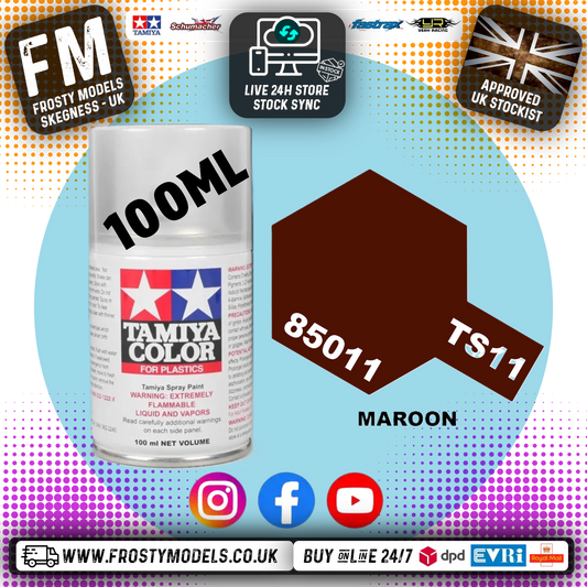 TAMIYA - TS SPRAY PAINT - Ts-11 Maroon