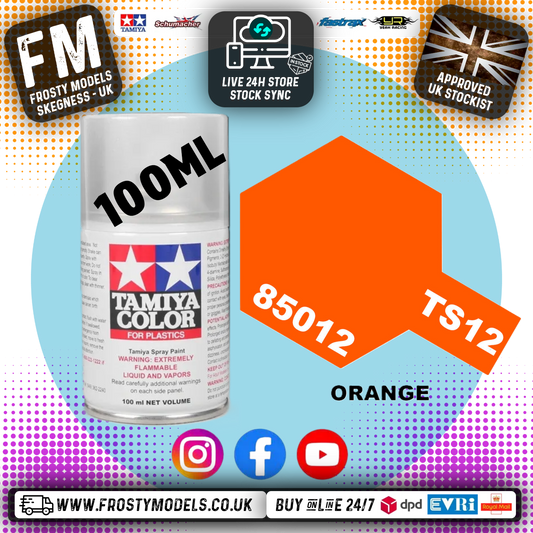 TAMIYA - TS SPRAY PAINT - Ts-12 Orange