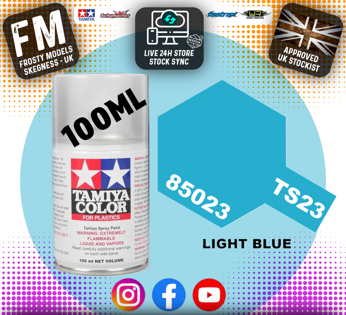 TAMIYA - TS SPRAY PAINT - Ts23 Light Blue