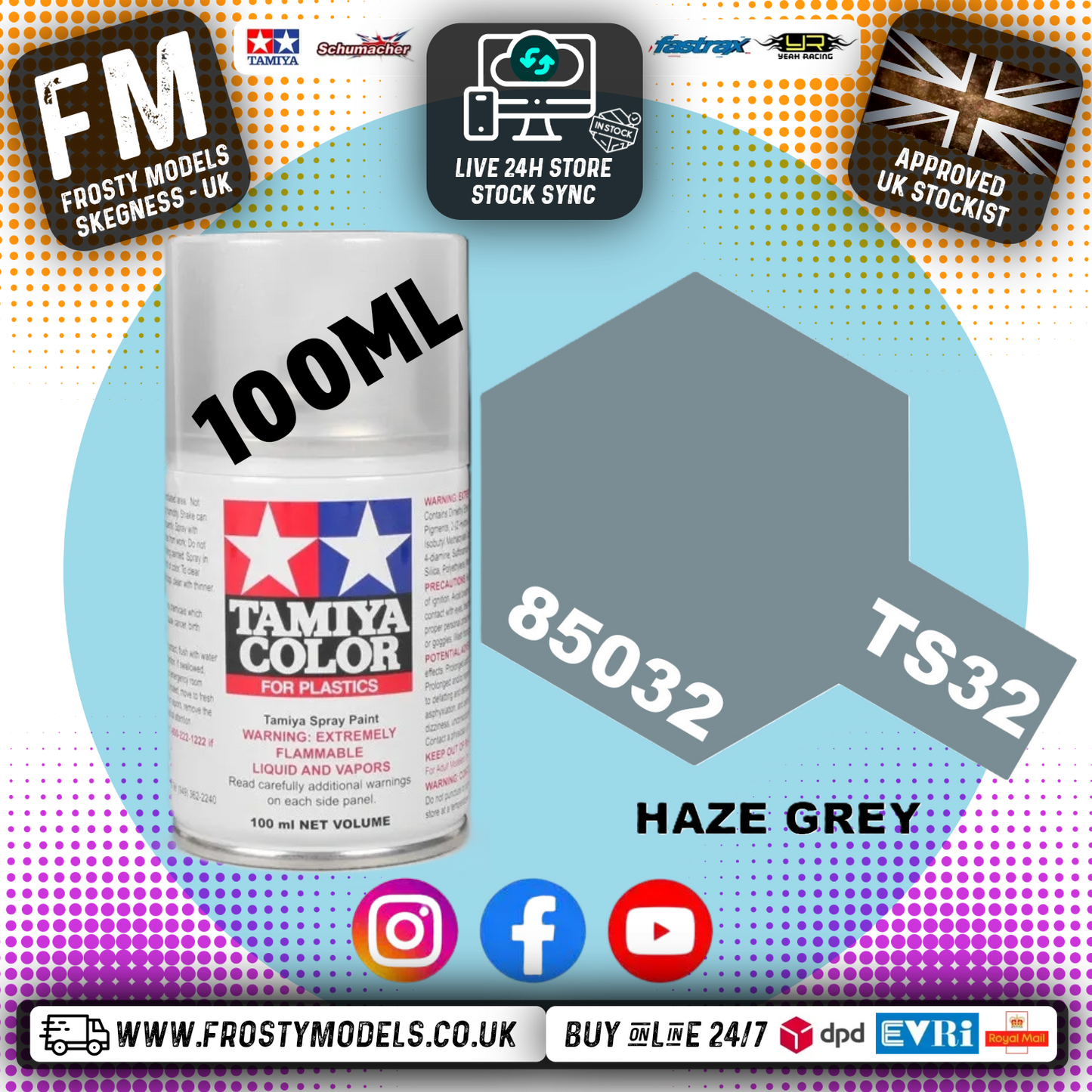 TAMIYA - TS SPRAY PAINT - Ts-32 Haze Grey