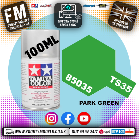 TAMIYA - TS SPRAY PAINT - Ts-35 Park Green