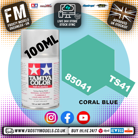 TAMIYA - TS SPRAY PAINT - Ts-41 Coral Blue