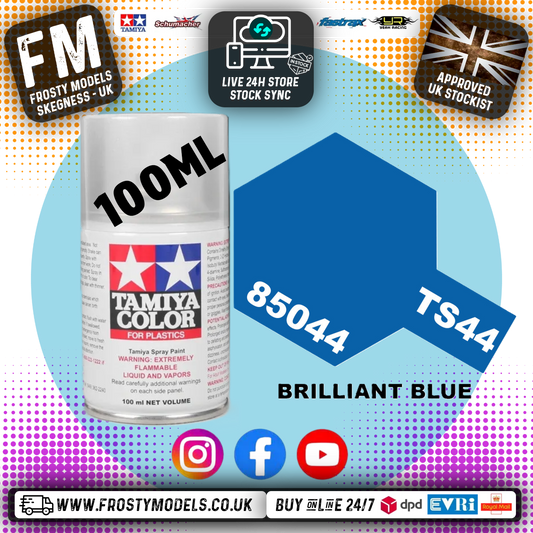 TAMIYA - TS SPRAY PAINT - Ts-44 Brilliant Blue