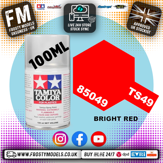 TAMIYA - TS SPRAY PAINT - Ts-49 Bright Red