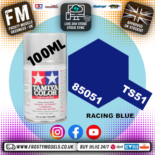 TAMIYA - TS SPRAY PAINT - Ts-51 Racing Blue