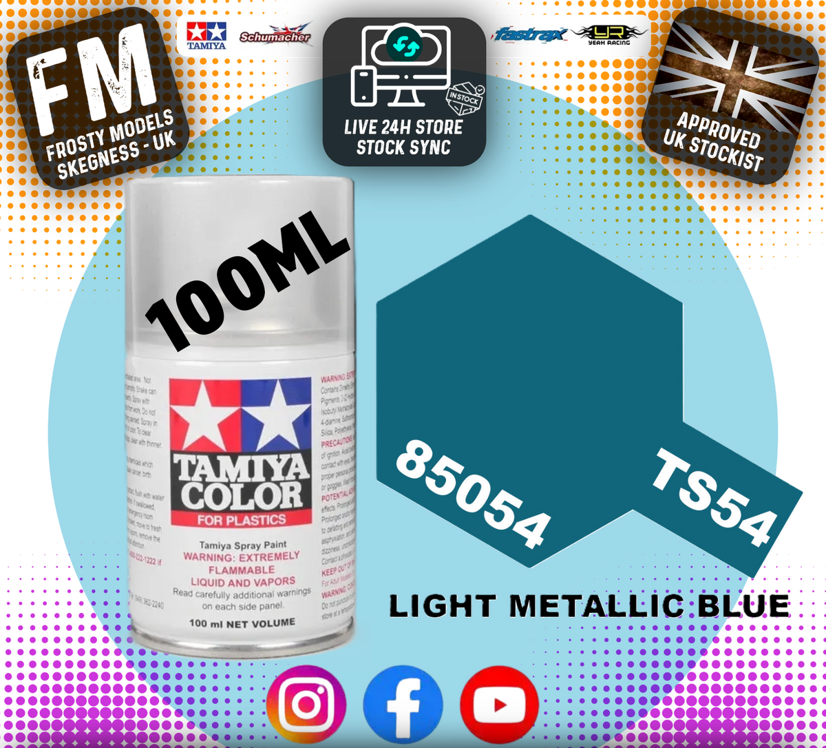 TAMIYA - TS SPRAY PAINT - Ts54 Light Metallic Blue