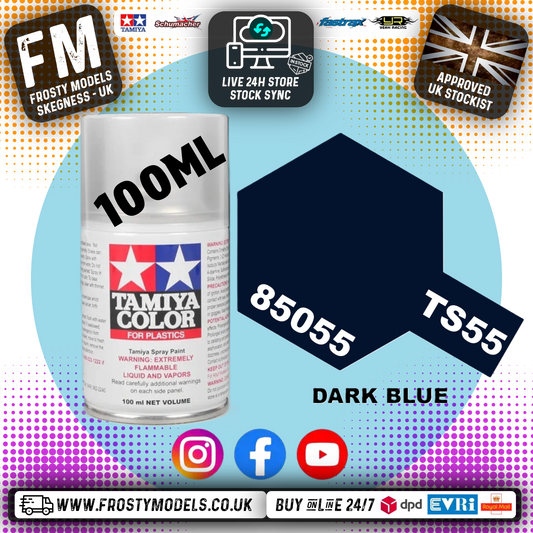 TAMIYA - TS SPRAY PAINT - Ts-55 Dark Blue