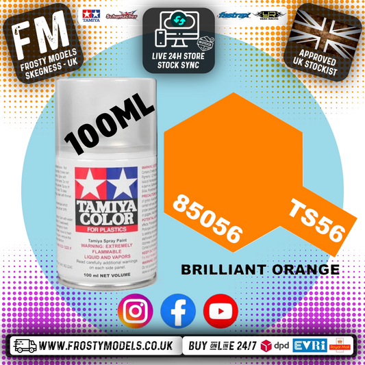 TAMIYA - TS SPRAY PAINT - Ts-56 Brilliant Orange