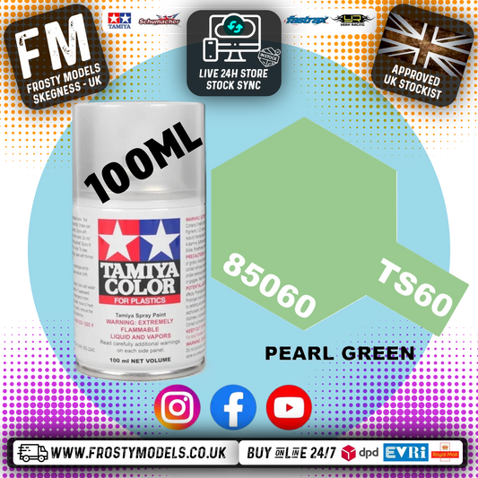 TAMIYA - TS SPRAY PAINT - Ts-60 Pearl Green