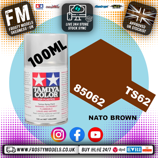TAMIYA - TS SPRAY PAINT - Ts-62 Nato Brown
