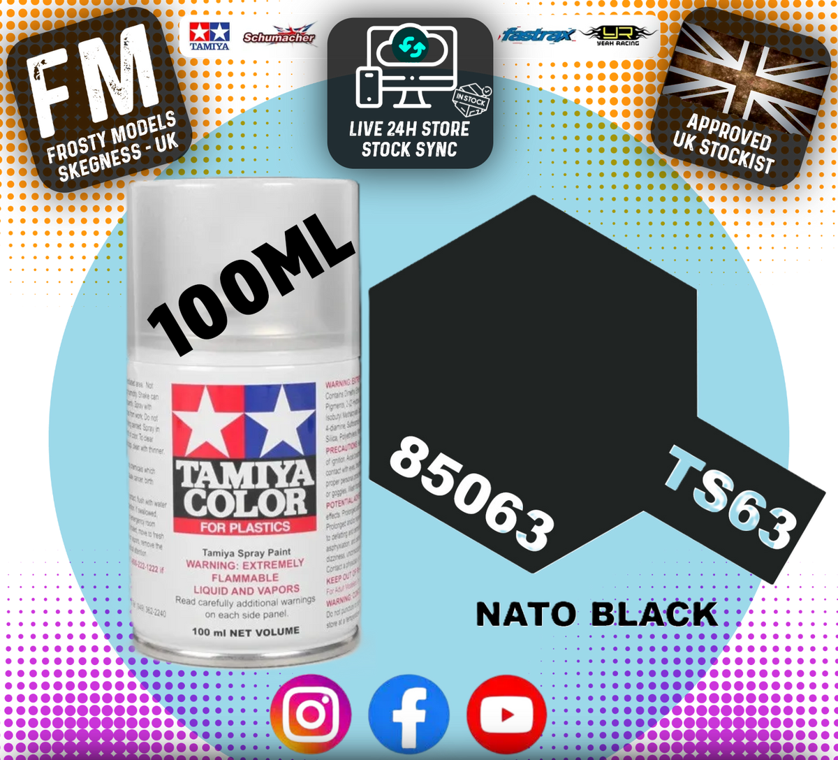 TAMIYA - TS SPRAY PAINT - Ts63 Nato Black