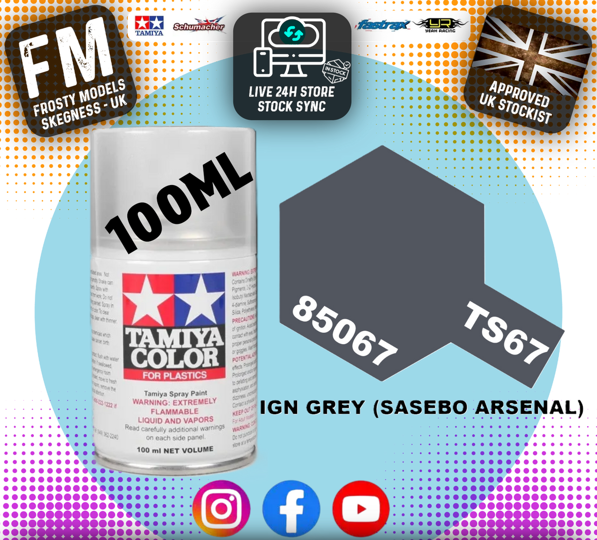 TAMIYA - TS SPRAY PAINT - Ts67 Un Gray (Sasebo)