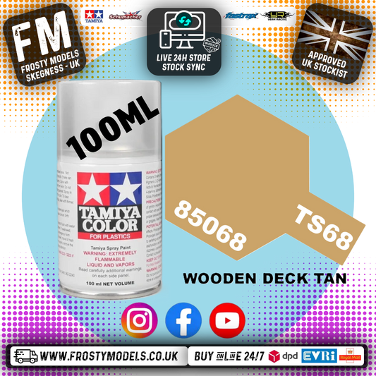 TAMIYA - TS SPRAY PAINT - Ts-68 Wooden Deck Tan