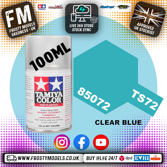 TAMIYA - TS SPRAY PAINT - Ts-72 Clear Blue