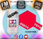 TAMIYA - TS SPRAY PAINT - Ts74 Clear Red