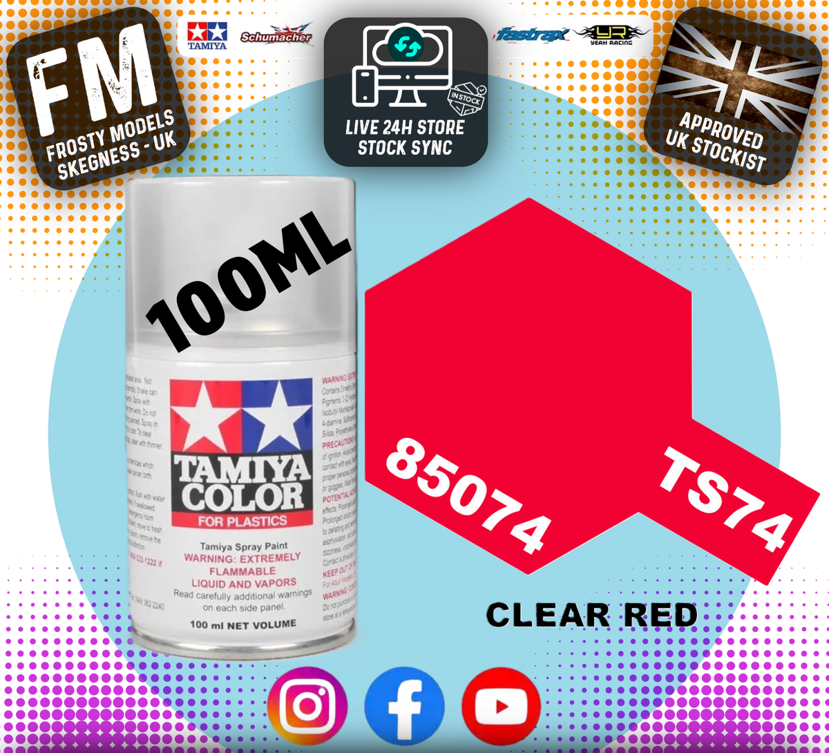 TAMIYA - TS SPRAY PAINT - Ts74 Clear Red