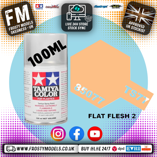 TAMIYA - TS SPRAY PAINT - Ts-77 Flat Flesh 2