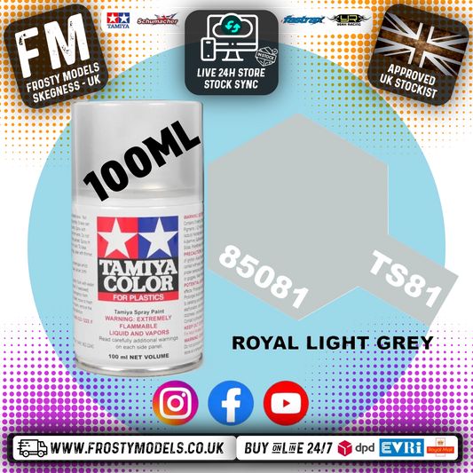 TAMIYA - TS SPRAY PAINT - Ts-81 Royal Light Grey