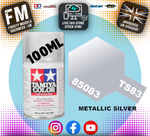 TAMIYA - TS SPRAY PAINT - Ts83 Metallic Silver
