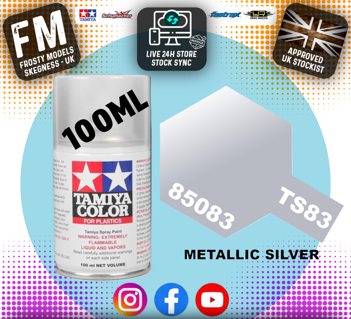 TAMIYA - TS SPRAY PAINT - Ts83 Metallic Silver