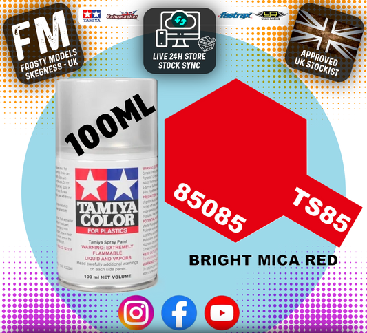 TAMIYA - TS SPRAY PAINT - Ts85 Bright Mica Red