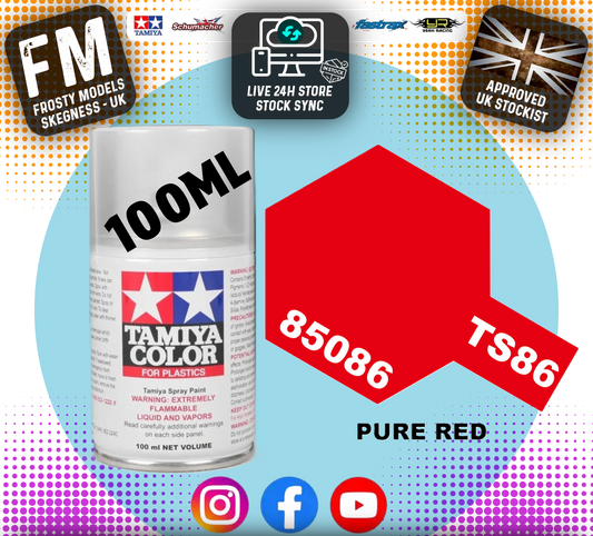 TAMIYA - TS SPRAY PAINT - Ts86 Pure Red