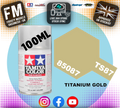TAMIYA - TS SPRAY PAINT - Ts87 Titanium Gold