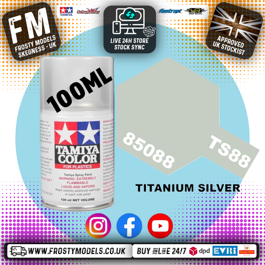 TAMIYA - TS SPRAY PAINT - Ts-88 Titanium Silver