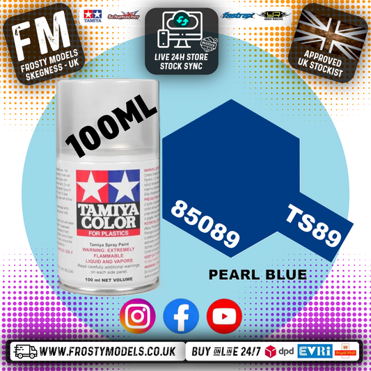 TAMIYA - TS SPRAY PAINT - Ts-89 Pearl Blue(Red Bull Blue)